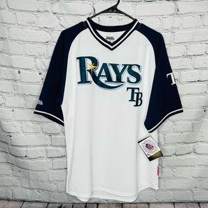 🆕 MLB Stitches - Tampa Bay Rays Jersey (Large)